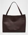 Giuseppe Zanotti Men's Leather Travel Tote Bag In Brown