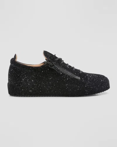 Giuseppe Zanotti Men's Maylondon Tonal Low Top Sneakers In Nero