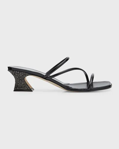 Giuseppe Zanotti Women's Twingo Crystal-embellished Heel Sandals In Nero