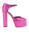 Giuseppe Zanotti Fuchsia Fuchsia Bebe Leather Pumps In Pink