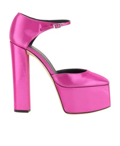GIUSEPPE ZANOTTI GIUSEPPE ZANOTTI BEBE PLATFORM ANKLE STRAP PUMPS