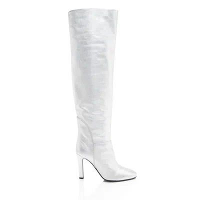 Giuseppe Zanotti Metallic Leather Tall Boots