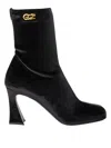 Giuseppe Zanotti Alethaa 90mm Ankle Leather Boots In Negro