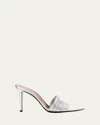 Giuseppe Zanotti Metallic Multi-strap Stiletto Slide Sandals