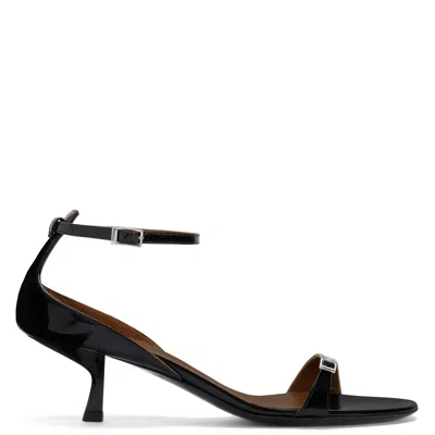 Giuseppe Zanotti Micky Buckles 50 Ankle Strap Heeled Sandals In Black