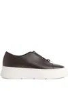 Giuseppe Zanotti Mike Elastic Leather Zipper Slip-ons In Brown