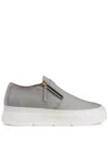 Giuseppe Zanotti Gz Mike Zip In Grey
