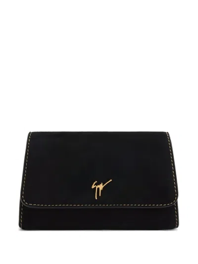 Giuseppe Zanotti Mini Cleopatra Clutch Bag In Black