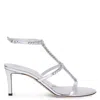 Giuseppe Zanotti Crystal Embellishment High-heeled Sandals In Silver