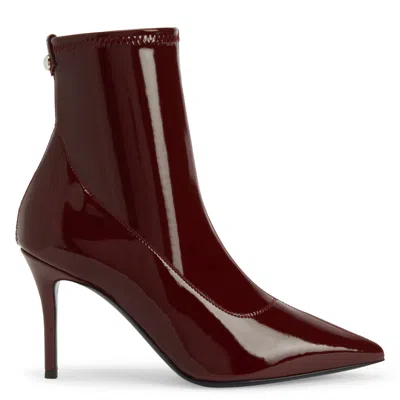 Giuseppe Zanotti Mirea 90mm Patent-leather Boots In Red