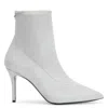 Giuseppe Zanotti Mirea 90mm Leather Ankle Boots In White