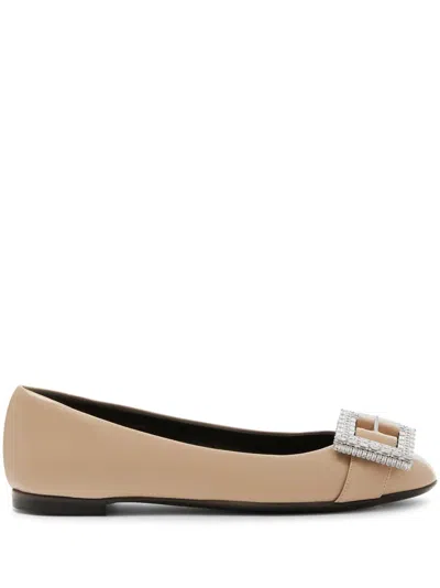 GIUSEPPE ZANOTTI MISS BUCKLE BALLERINA SHOES