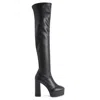 Giuseppe Zanotti Morgana 120mm Leather Boots In Black