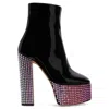 Giuseppe Zanotti Morgana Strass 150mm Boots In Black