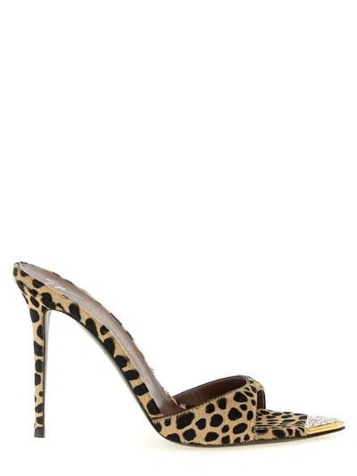 Giuseppe Zanotti Heeled Sandal Woman Color Multicolor In Brown
