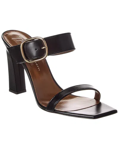 Giuseppe Zanotti Mya 90 Leather Sandal In Black