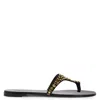 Giuseppe Zanotti Nebula Crystal Sandals In Black