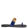 Giuseppe Zanotti Nefertiti Flat In Blue