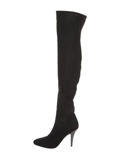 Pre-owned Giuseppe Zanotti Neoprene Boots In Black