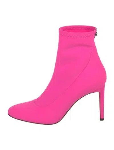 Pre-owned Giuseppe Zanotti Neoprene Boots In Pink