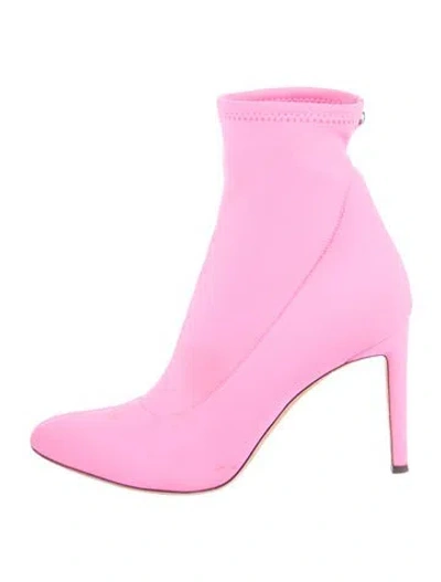 Pre-owned Giuseppe Zanotti Neoprene Sock Boots In Pink