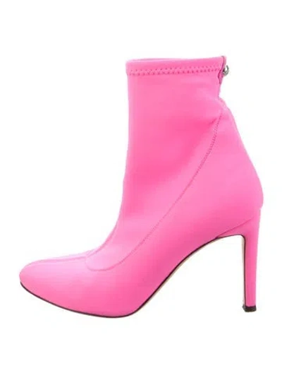 Pre-owned Giuseppe Zanotti Neoprene Sock Boots In Pink