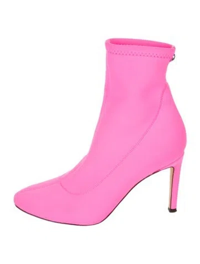 Pre-owned Giuseppe Zanotti Neoprene Sock Boots In Pink