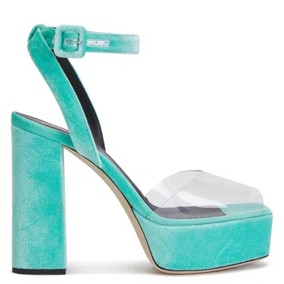 Giuseppe Zanotti New Betty Plexi In Blue