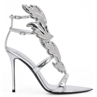 Giuseppe Zanotti New Cruel 105 Women's Sandals Silver