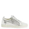 Giuseppe Zanotti Nicki Metallic Sneakers In Black