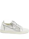 Giuseppe Zanotti Nicki Metallic Sneakers In Silver