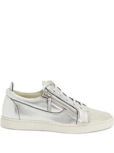 Giuseppe Zanotti Nicki Metallic Trainers In Black