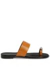 Giuseppe Zanotti Norbert Leather Sandals In Black