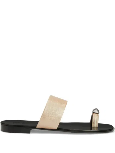Giuseppe Zanotti Norbert Sandals In Neutrals