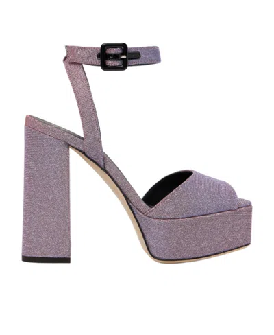 Giuseppe Zanotti Notturna High-heeled Sandals In Gray