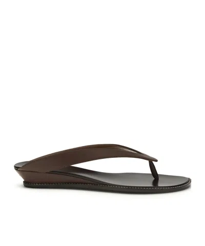 Giuseppe Zanotti Nour Slip-on Wedge Sandals In Brown