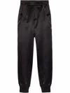 Giuseppe Zanotti Nustaa Track Trousers In Black