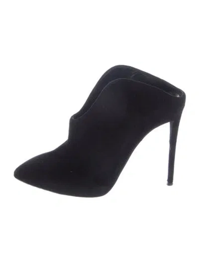 Pre-owned Giuseppe Zanotti Olinda Suede Boots In Blue