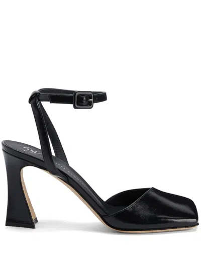 Giuseppe Zanotti Olivhe 85mm Leather Pumps In Black