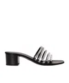 Giuseppe Zanotti Open-toed Thick-heeled Sandals In Black