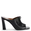 Giuseppe Zanotti Oraine 90 Zip-detailed Leather Mules In Black