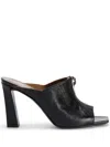 Giuseppe Zanotti Oraine Zip-detail Leather Mules In Black