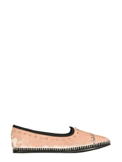 Giuseppe Zanotti Otium Loafers In Light Pink