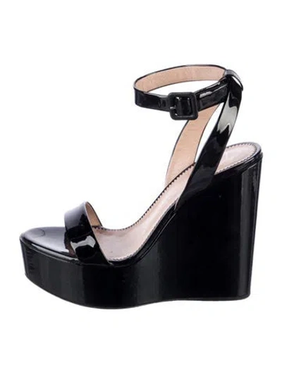 Pre-owned Giuseppe Zanotti Patent Leather In Black