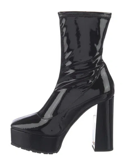 Pre-owned Giuseppe Zanotti Patent Leather Boots In Black