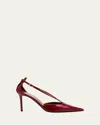 Giuseppe Zanotti Patent Leather Pointed-toe Pumps In Green