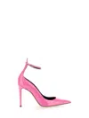 Giuseppe Zanotti Patent Leather Mini Pumps With Adjustable Heel 10.5cm In Pink