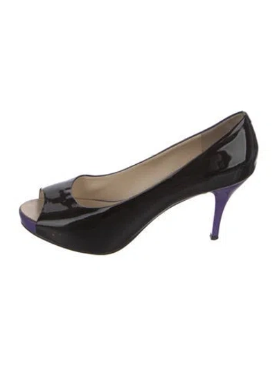 Pre-owned Giuseppe Zanotti Patent Leather Pumps In Black