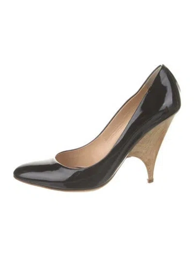Pre-owned Giuseppe Zanotti Patent Leather Pumps In Black