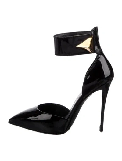 Pre-owned Giuseppe Zanotti Patent Leather Pumps In Black